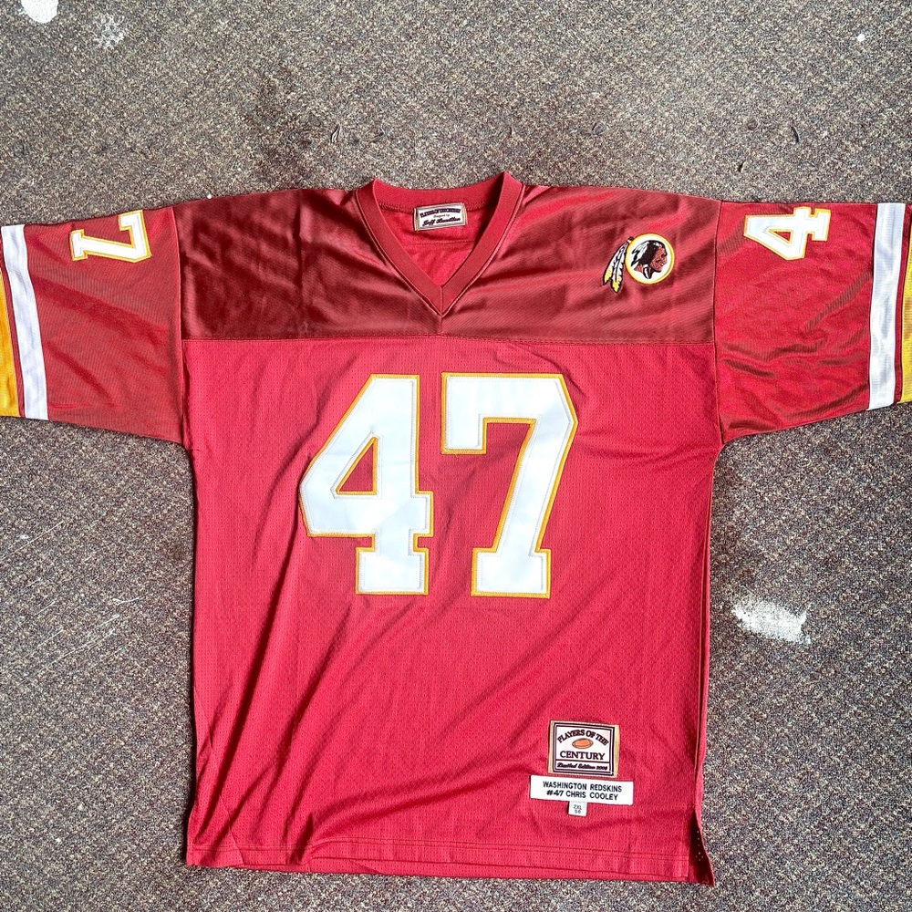 Red Football Jersey with Number 47